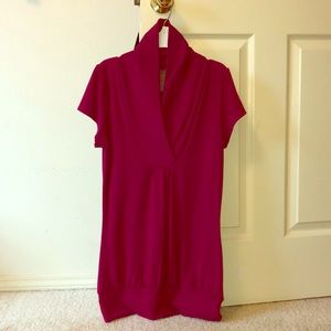 Hot pink sweater top